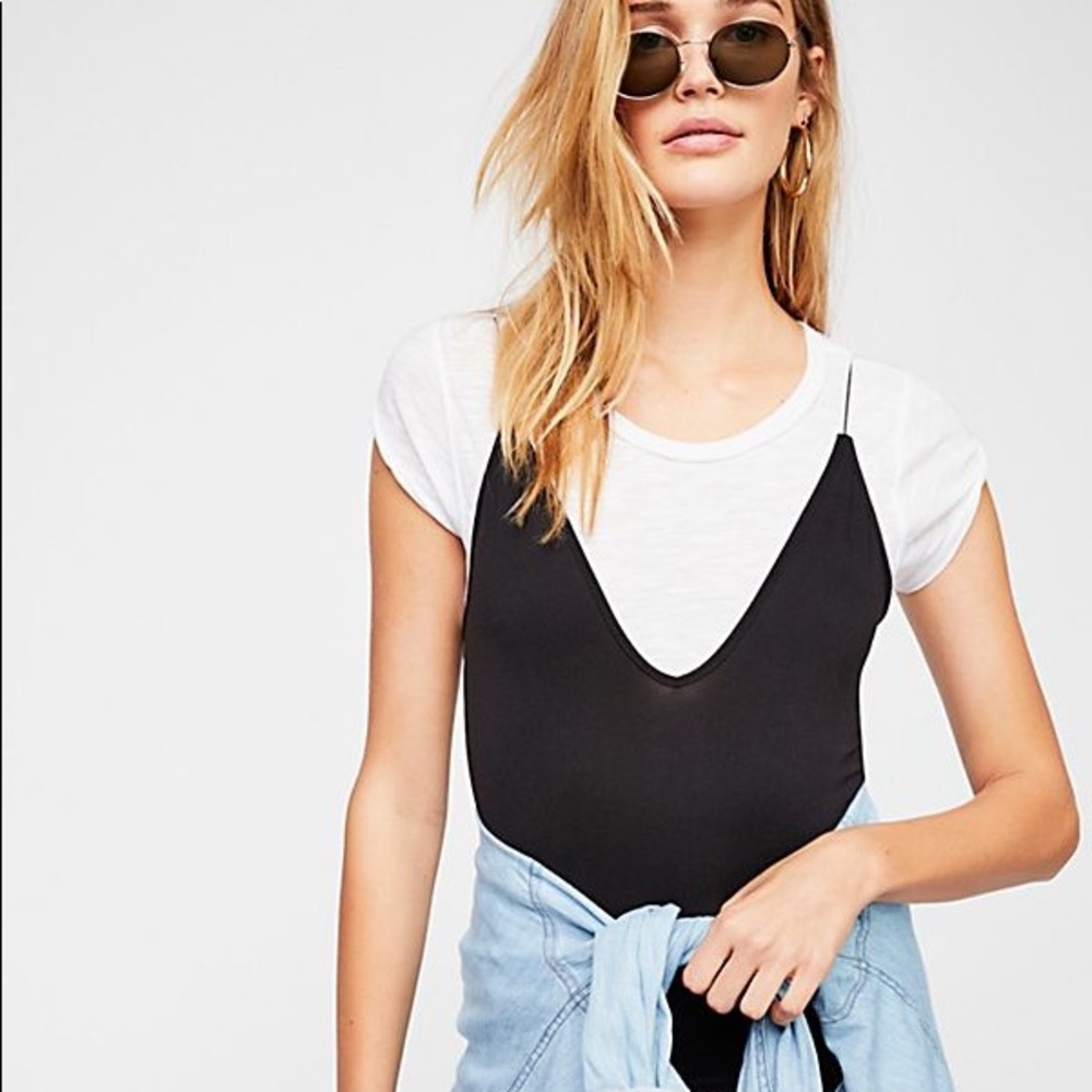 Free People Low Cut Slip Dress